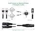 NANYI XLR Splitter Cable, 1.6ft, High Grade OFC, Female to Dual Male, Compatible with Speaker