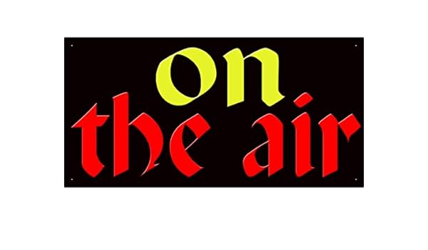 Amazon Com Bn0621 On The Air Recording Open Business Banner