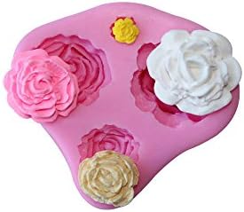 Cutoy Rose Flowers Design Silicone Cake Fondant Chocolate Jello Soap Candy Gum Paste Molds Clay Moulds DIY Decorating Tools