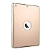 KVAGO iPad Keyboard Case Compatible with iPad 9.7 inch 2018/2017 F8S Hard Shell Case with 7 Colors Back-lit Wireless Keyboard for iPad 6th Gen,5th Gen -Gold