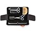 Aberlite Beard Scissors Kit for Men (5 Pcs Set) | Professional Beard/Hair Scissors, Travel Size Precision Beard/Mustache Scissor, Pocket Wood Comb, Master Barber Comb, and Leather Case