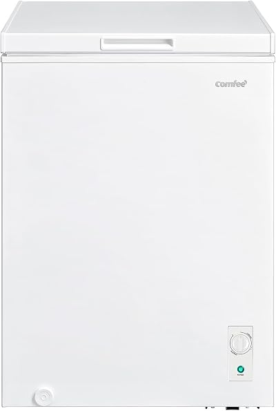 COMFEE RCC102WH2UK(E) 99L Freestanding Chest Freezer Convertible Fridge