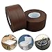 Caulk Strip for Bathtub Bathroom Pack of 2 Caulk Tape Self Adhesive PVC Waterproof Sealing Tape Edge Protector for Kitchen Countertop, Sink, Bathturb, Toilet, Gas Stove and Wall Corner, Dark Coffee