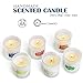 YIHANG Scented Candles Soy Candle, Anxiety Reducer Lemon, Lavender, Rose ，Jasmine，Vanilla，Bergamot, Aromatherapy Organic Massage Candles, Clean Long Burning, Hand Poured Natural Soy Waxthumb 3