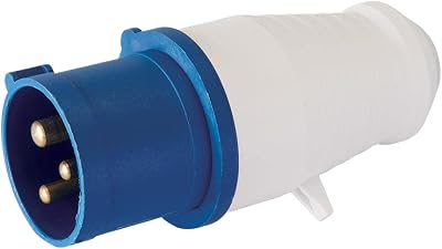 Silverline 16A 230V 3 Pin Industrial Site Plug Heavy Duty IP44 Impact Resistant