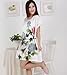 Demarkt Women's Nightgowns Robe Silk Pajamas Sleepwear Bathrobes Sleep Skirt