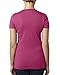 Next Level Apparel 6640 CVC Deep V-Neck Tee - Raspberry, 2XL