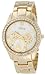 Disney Women's MK2127 Mickey Mouse Rhinestone Accent Gold-Tone Bracelet Watch