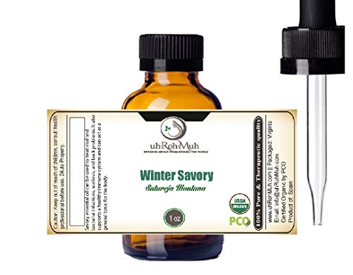 Pure Certified Organic Savory (Winter) Essential Oil (1oz)