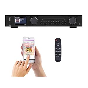 VR-Radio Wifi-netwerkspeler: WLAN HiFi-tuner met internetradio, CD, DAB+, FM en Bluetooth, MP3/WMA (internetradio-DAB-FM…