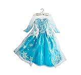 DaHeng Girls Princess Elsa Fancy Dress Costume (3-4years)