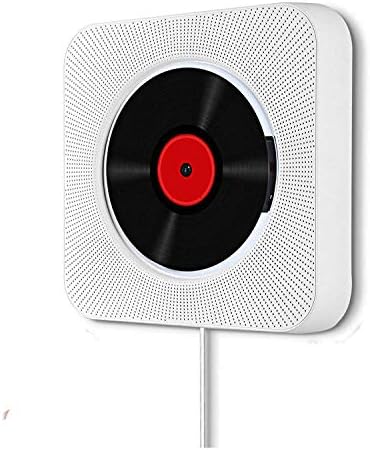 Portable CD Player,Wall Mountable Bluetooth Built-in HiFi Speakers,FM Radio USB MP3 Music Player,3.5mm Headphone Jack AUX Input/output With Pulling-Switch/Remote Control