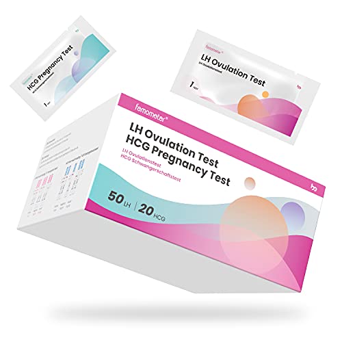 Femometer 50 Ovulation Test Strips and 20 Pregnancy Test Strips Kit, at