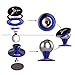 Fosman™ Universal Magnetic Car Mount Holder for iPhone Samsung Sat Nav Mini Tablets (42mm Tri Blue)