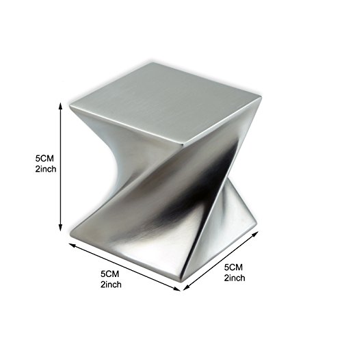 ArtsOnDesk Modern Art Paperweight - St206 Stainless Steel Satin Finish Luxury Desktop Home Office Supply Desk Accessory Organizer Holder Holiday Wedding Graduation Corporate Present. - Thumbnail 5
