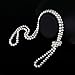 ZeroShop 1920s Accessories Feather Jewel Headband Faux Pearl Necklace Gloves Cigarette Holder
