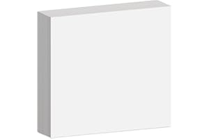 Reskid White Cardstock Thick Paper - Blank Heavy Weight 110 lb Cover Card Stock - 100 Pack (5x5, Inches)