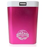 The Outdoors Way Electric Hand Warmer, Rechargeable Accessory For Hunting And Winter Sports! Handwarmer Includes Phone Charger + LED Flashlight + Carry Pouch + 2 Colors Options.