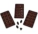Le Silicone, Set of 3 Silicone Chocolate and Candy Molds