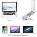 Adjustable Laptop Stand for Desk Portable 6 Steps Height Angle Foldable Computer Stand Cooling Pad Compatible with 9-15 Inch Laptops and Tabletsthumb 1