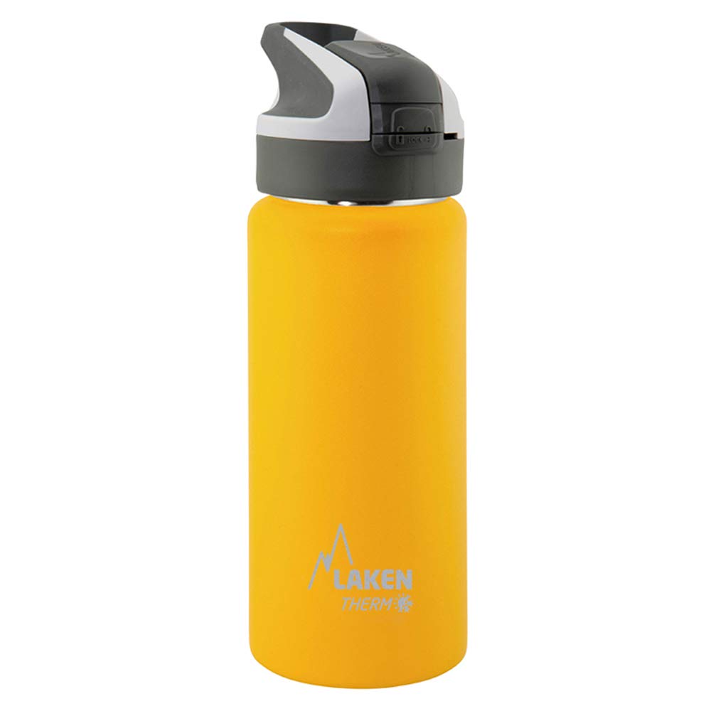 Laken Unisex - Adult Thermos TS5Y Thermos Flask, Yellow, 18/8-0.50 L