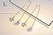 925 Sterling Silver Pearl Long Dangle Drop Earring for Women Crystal Moon Star Charms