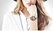 Nextstart Hollow Music Note Notation Watch Stainless Steel Quartz Wristwatches Men Women Mesh Watches