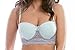Hers by Herman Womens Mint Blue BRALLETE Bra with Matching Bikini Set Sexy Lingerie Set