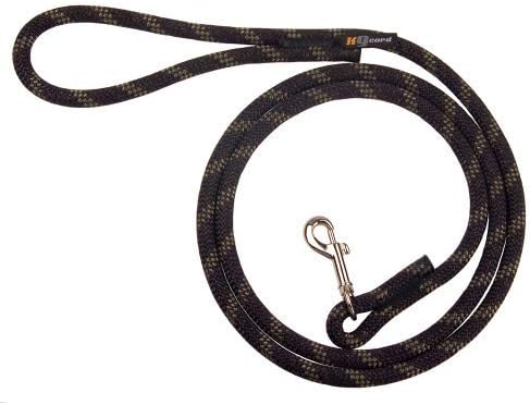 BlueWater Ropes K9 CORD?Upcycled Rope Dog Leash - Black - 4' by BlueWater Ropes