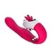 2 in 1 Licking and Shaking Mini GC Female 12 Frequency Relax Tool Oral Tongue 600 Times Per Minutes Stimulation Vibrator for Woman
