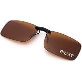 LUFF Polarized Clip on Sunglasses for women and men,sunglasses clip for car visor,UV400 Outdoor/Driving/Fishing