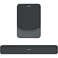 MOSISO Wrist Rest Support for Mouse Pad&Keyboard Set, Rectangular Ergonomic Mousepad Non-Slip Base Home/Office Pain Relief&Easy Typing Pad with Neoprene Cloth&Raised Curved Memory Foam, Slate Gray