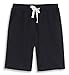 HARBETH Men's Casual Soft Cotton Elastic Fleece Jogger Gym Active Running Hiking Pocket Shorts