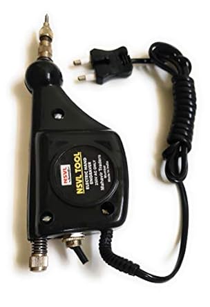 90 Degree Hand Power Tool Carbide Point Tip Engraver Machine for Steel,Wood,Plastic (Yellow/Black)