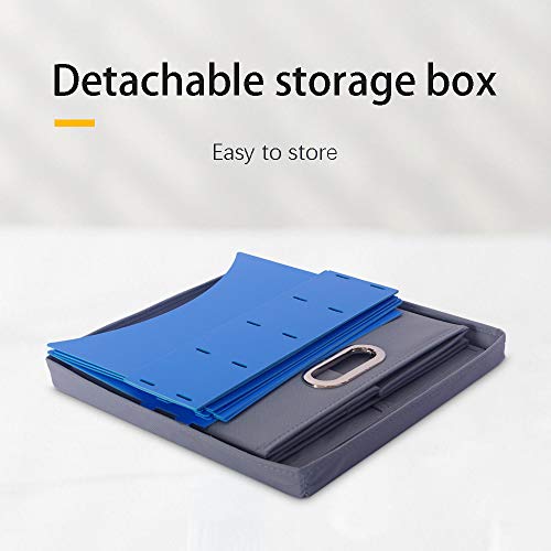 ATBAY File Storage Box with lids Large Capacity Office File Organizer for Letter Size Have 5 compartments ,Gray (1 Pack) - Thumbnail 4