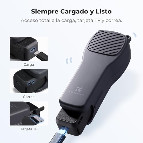 K&F CONCEPT PT61 Funda Protectora Compatible con dji Osmo Pocket 4/3 con Almacenamiento de Filtros, Estuche Rígido con Interior Suave, Diseño Exclusivo, Apertura Fácil