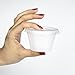[50 + 60 Pack] 48 OZ BPA Free Clear Plastic Bowl With Dome Lids 4 OZ Dressing Sauce Cup Combo for Salads Fruits Parfaits, Disposable, Large Size