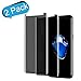 Fotbor Privacy Screen Protector Samsung S8 Plus, 2 Pack Samsung Galaxy Screen Protector, Samsung Galaxy S8 Plus Screen Protector, Anti Spy No Bubble Anti-Scratch Film
