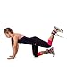 Padded Ankle Straps for Cable Machines by Indie Fitness - 2 Pieces - Soft Inner Padding - Includes Waterproof Carry Pouch - Holds up to 220 lbs