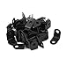 Sourcingmap® 16mmx10.5mmx16mm 90 Degree Metal Angle Brackets Corner Braces Black 50pcs