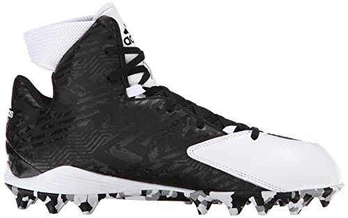 adidas Performance Men's Filthyquick 2.0 MD Football Cleat, Black/Black/White, 9.5 M US