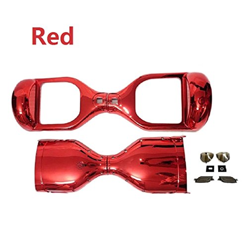 Wintech red 6.5 inch chrome outer plastic cover case sh…