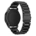 Gear S3 Frontier/Classic Band/Galaxy Watch 46mm Band Large, iiteeology 22mm Men Stainless Steel Band Strap for Samsung Gear S3 Frontier/S3 Classic/Galaxy Watch 46mm Smart Watch Fitness -Black