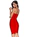 meilun Women's Strapless Bandage Dress Cocktail Bodycon Dress