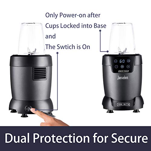 Blender Smoothie Blender Blender for Shakes and Smoothies 1200W Digital