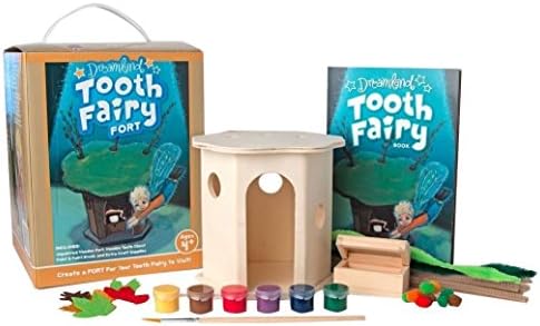 Dreamland Fairy Tooth Fort: Help Your Tooth Fairy Find Your Tooth! - Paint Craft Kit with Storybook