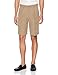 Haggar Men's Cool 18 Pro Straight Fit Pleat Front 4-Way Stretch Expandable Waist Short with Big & Tall Sizes
