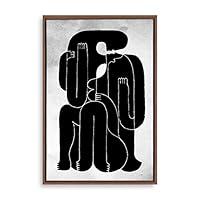 Framed Canvas Wall Art Abstract Colorful Canvas Prints Home Artwork Decoration for Living Room,Bedroom - 16x24 inches