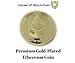 Gold Ethereum Coin w/ Showcase Box: Limited Edition Collector Set | Physical Gold Coin with Crypto Coin Display Case | Cryptocurrency Coin With Realistic Details | Great Desk Home Gift Idea HODL Fans