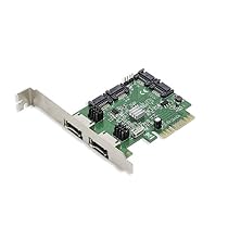 Syba SD-PEX40054 4 Port SATA III Raid Hyper Duo PCIe 2.0 x 2 Card